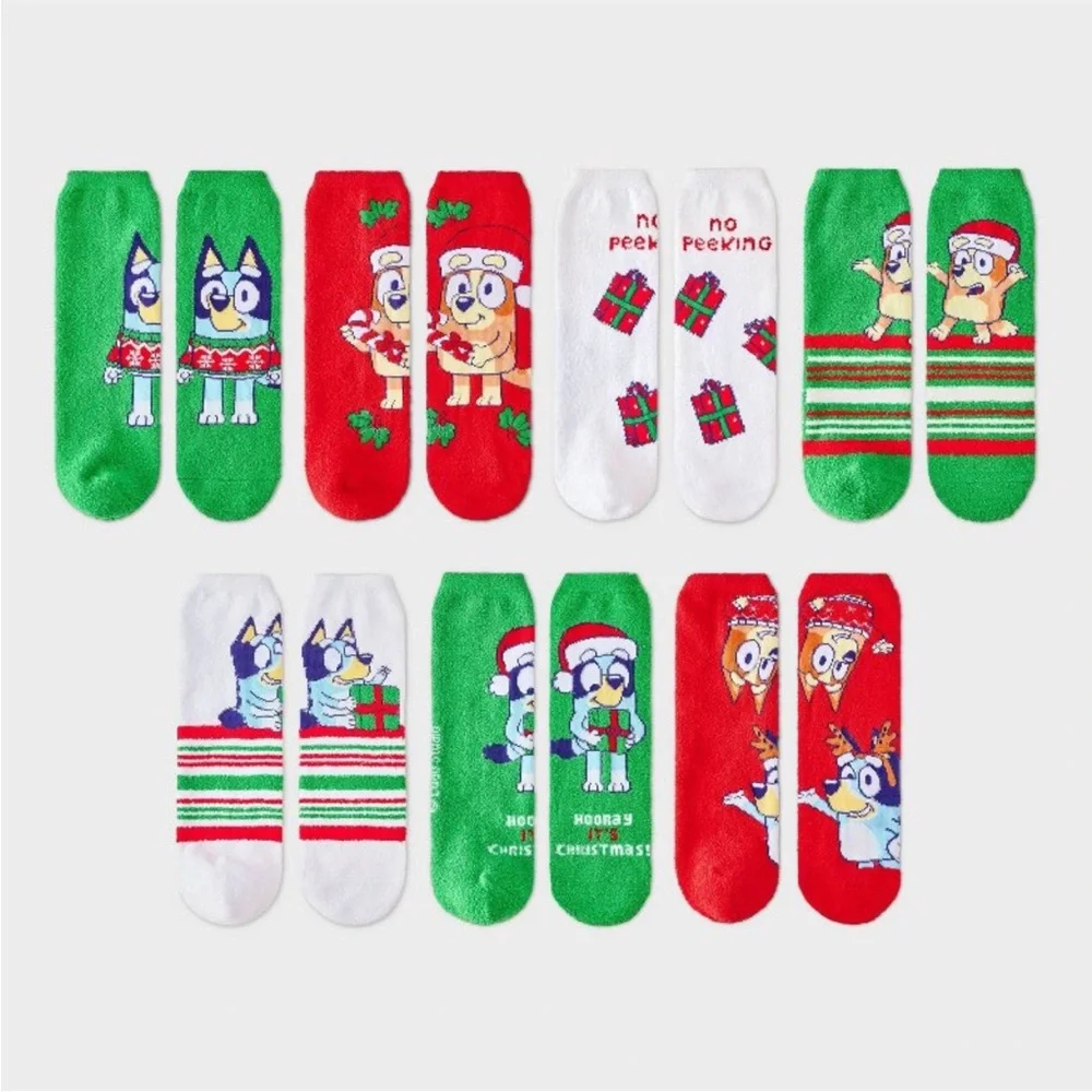 Women’s Bluey 7 Days Of Cozy Crew Socks